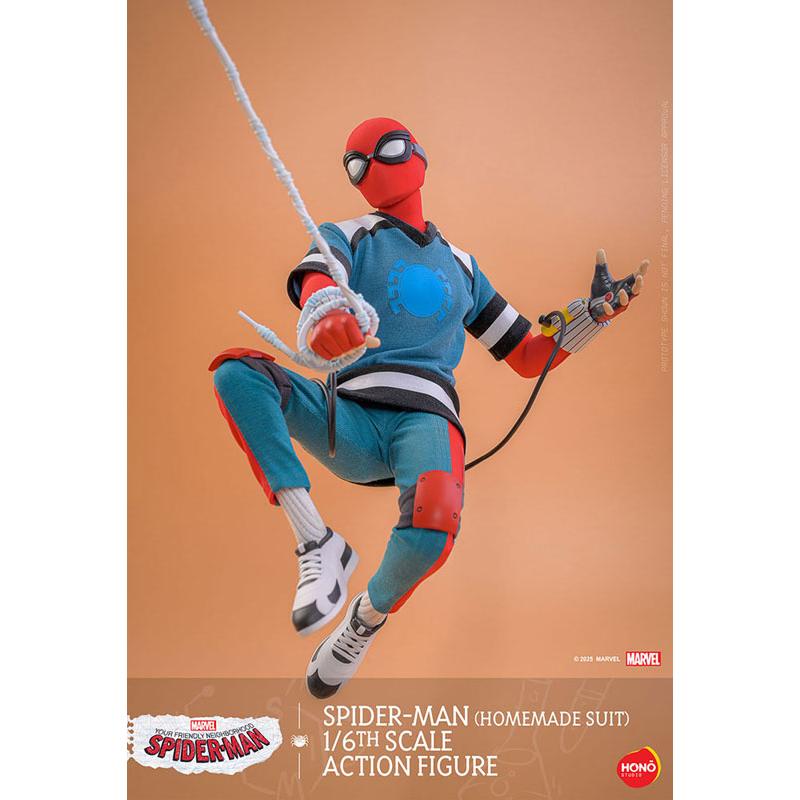 炎スタジオ『スパイダーマン：フレンドリー・ネイバーフッド』1/6 スパイダーマン(ホームメイド・スーツ)[ホットトイズ]【送料無料】《０６月仮予約》 | ホットトイズ | 04