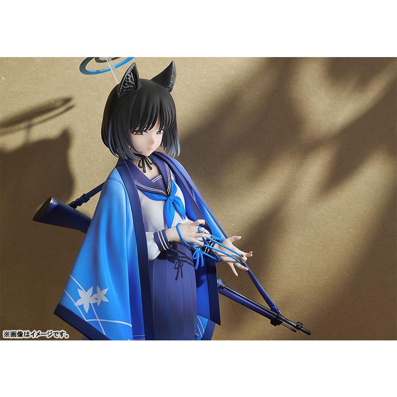 ブルーアーカイブ キキョウ 1/7スケール 完成品フィギュア 中古】(本体B+/箱B)【特典】ブルーアーカイブ -Blue Archive- キキョウ