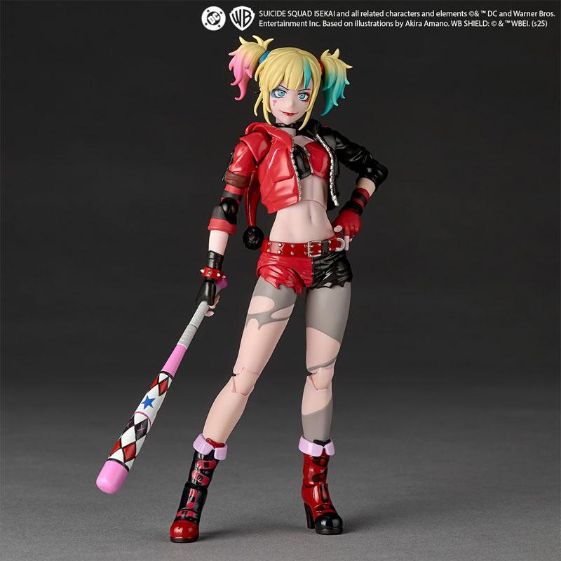 [新品未開封](特典付き) リボルテック　ハーレイ・クイン　異世界S・S Ver リボルテック アメイジング・ヤマグチ ハーレイ・クイン 異世界
