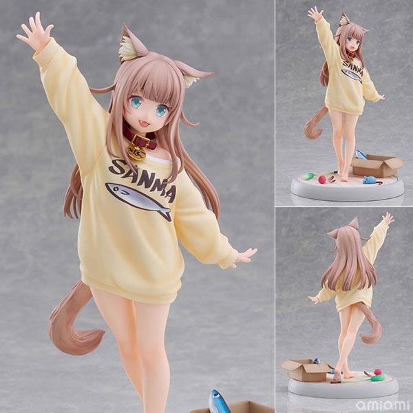 うちのねこが女の子でかわいい 「きなこ」〜あそんでVer.〜 1/6 完成品