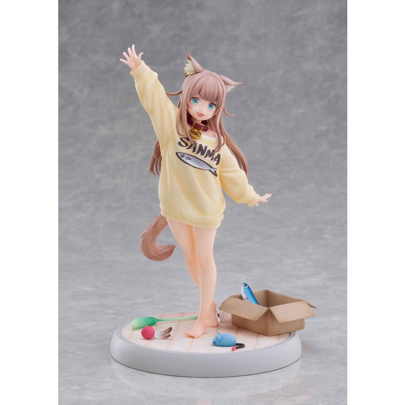 うちのねこが女の子でかわいい 「きなこ」〜あそんでVer.〜 1/6 完成品