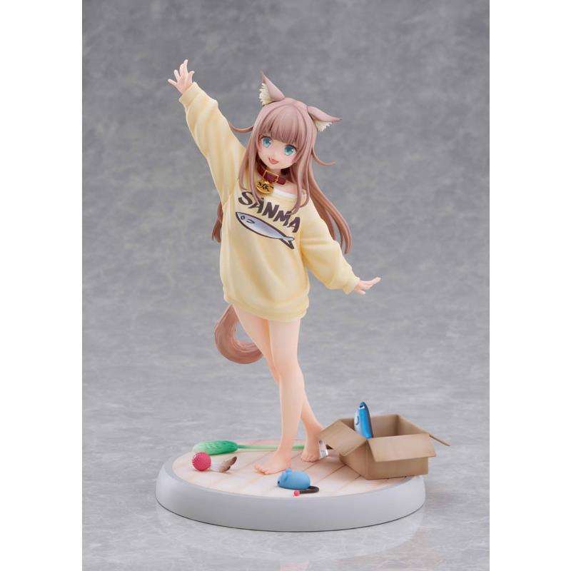 うちのねこが女の子でかわいい 「きなこ」〜あそんでVer.〜 1/6 完成品