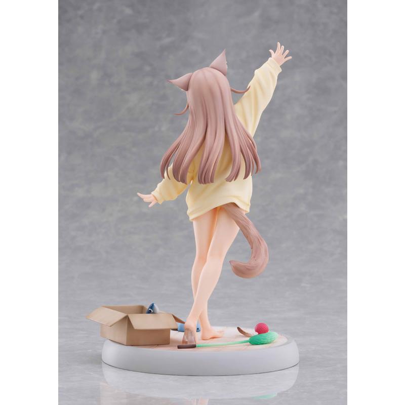 うちのねこが女の子でかわいい 「きなこ」〜あそんでVer.〜 1/6 完成品