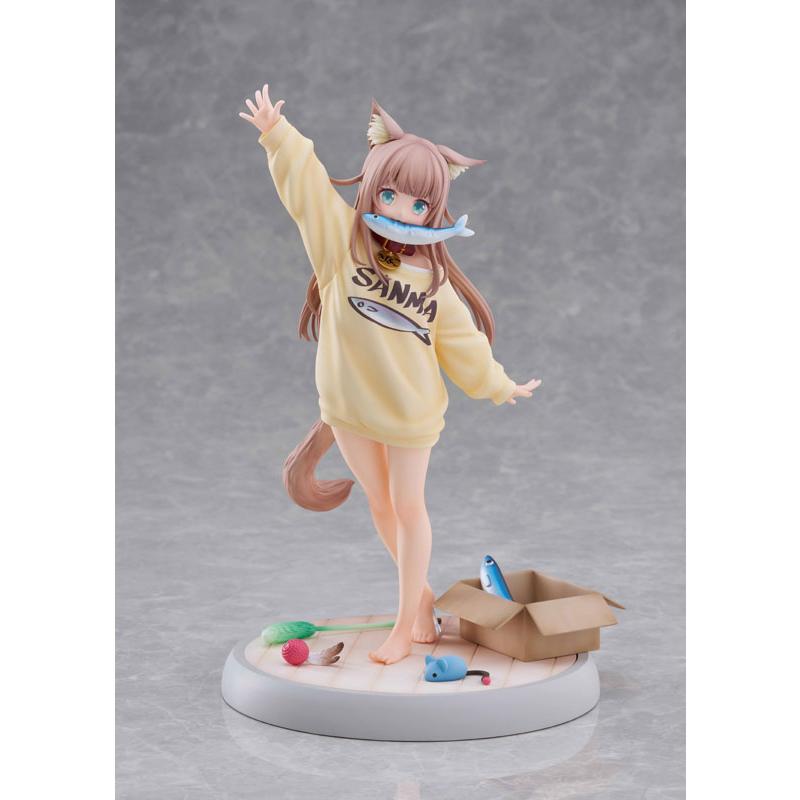 【あみあみ限定特典】【あみあみ限定版】うちのねこが女の子でかわいい 「きなこ」〜あそんでVer.〜 1/6 フィギュア[GOLDENHEAD+]【送料無料】《０５月予約》 |  | 02