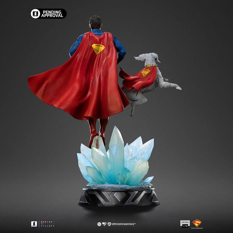 DC スタチュー アートスケール 1/10 スーパーマン＆クリプト[映画