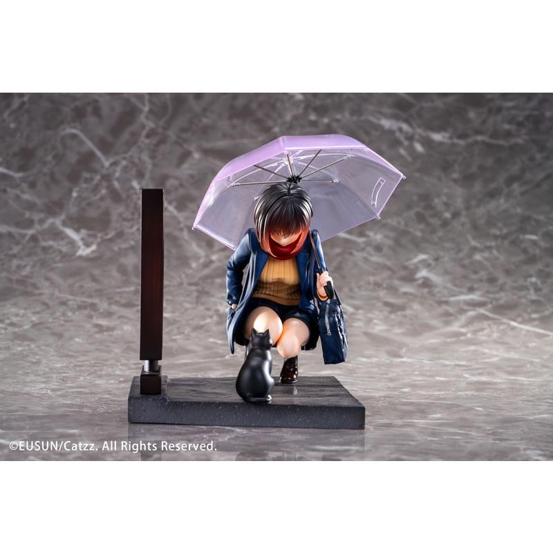 特典】「雨の日」--出会い Illustrated by Catzz 1/7 完成品フィギュア