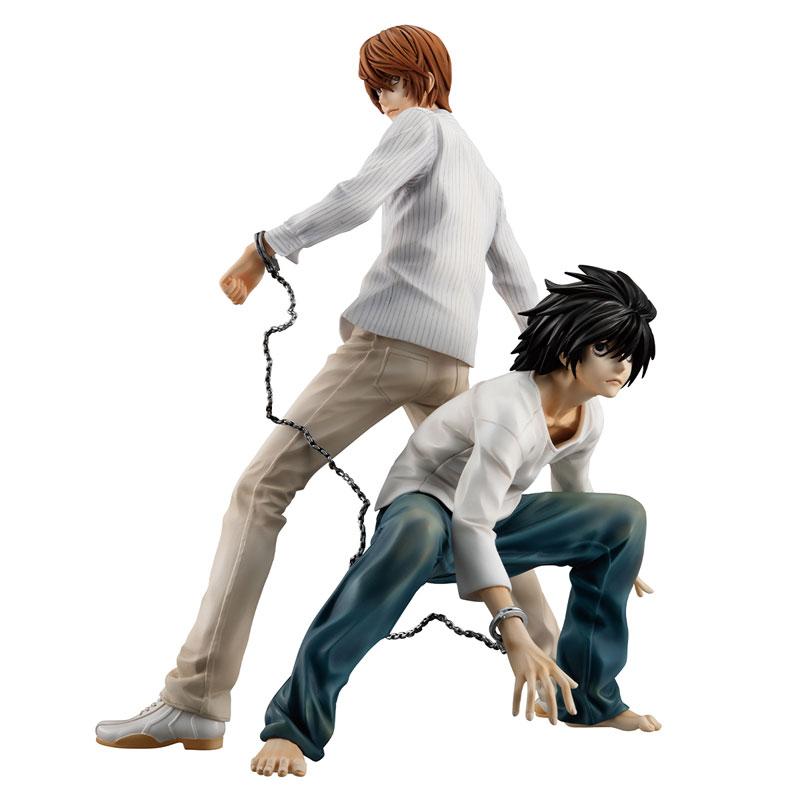 【限定販売】G.E.M.シリーズ DEATH NOTE(デスノート) 夜神月＆L 完成品フィギュア（再販）[メガハウス]《０１月予約》 の商品画像