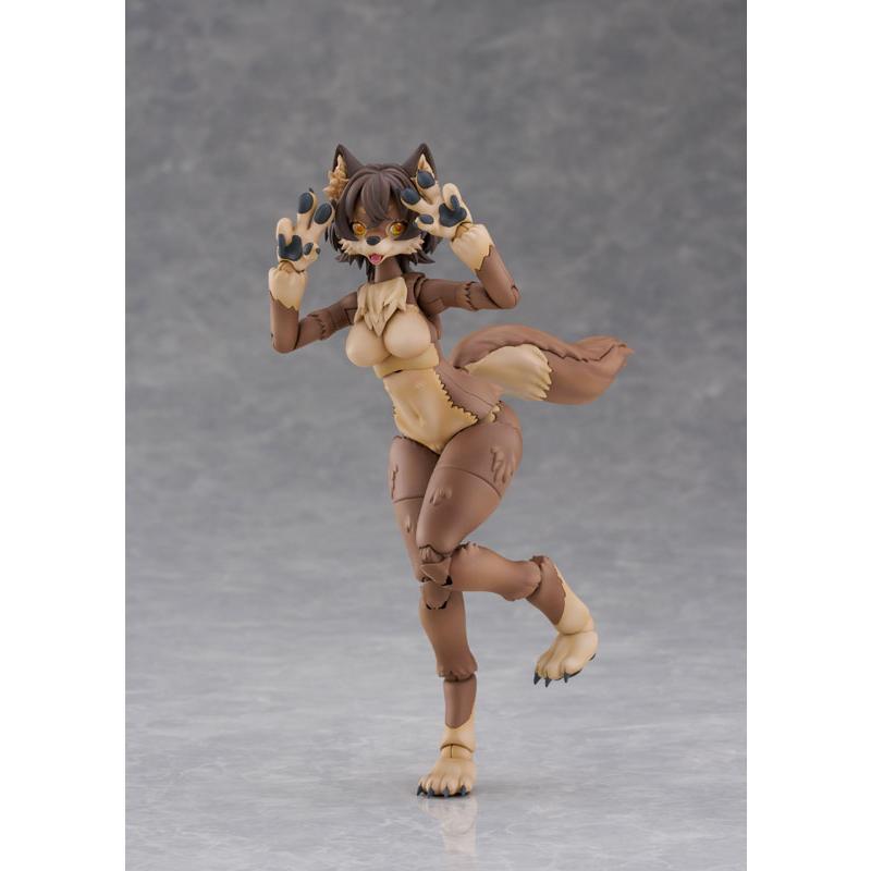 けもプラ No.KP-02R ニホンオオカミ プラモデル[アオシマ]《発売済