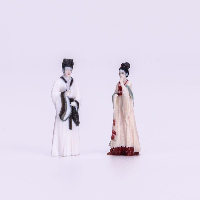 博雅中堂(はくがちゅうどう) 1/64スケールミニチュア[ZHENMU]【送料無料】《発売済・在庫品》の画像