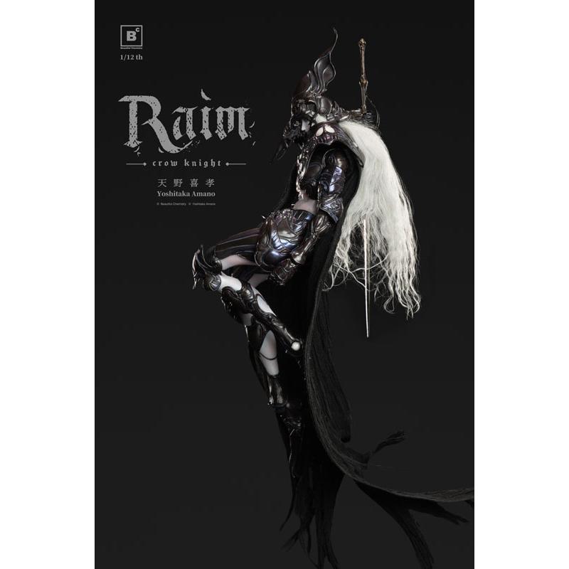 【特典】Beautiful Chemistry x 天野喜孝 クロウナイト - 鴉狩 Raim 1/12 完成品アクションフィギュア[Underverse]《０１月予約》の画像