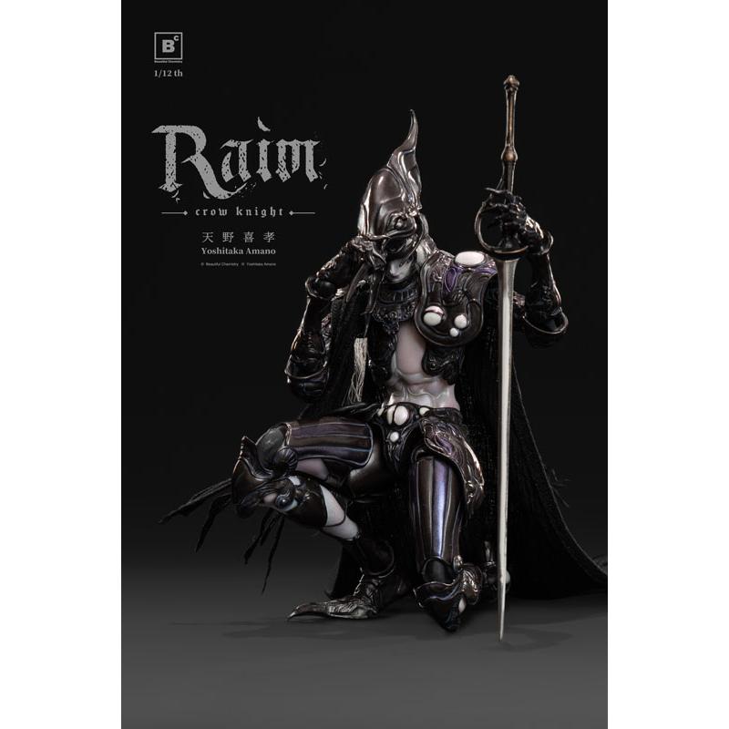 【特典】Beautiful Chemistry x 天野喜孝 クロウナイト - 鴉狩 Raim 1/12 完成品アクションフィギュア[Underverse]《０１月予約》の画像