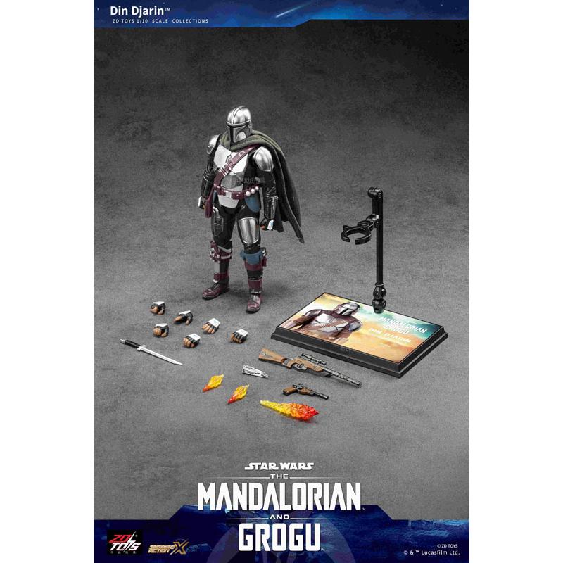 スター・ウォーズ アクションフィギュア マンダロリアン[ZD Toys