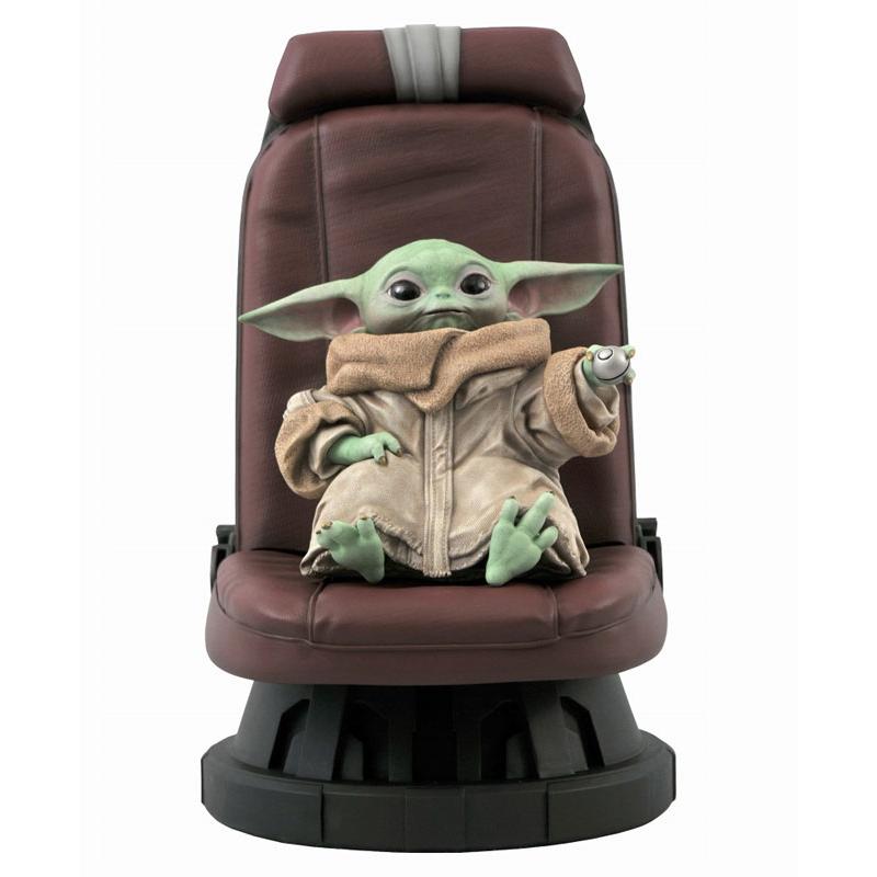 スターウォーズ ザ・マンダロリアン/ ザ・チャイルド in チェアー 1/2 スタチュー[ダイアモンドセレクト]【同梱不可】【送料無料】《在庫切れ》 チャイルド 1/2