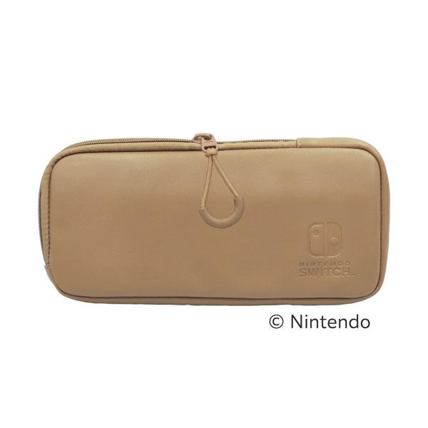 Nintendo Switch専用スマートポーチPU モカ [マックスゲームズ]