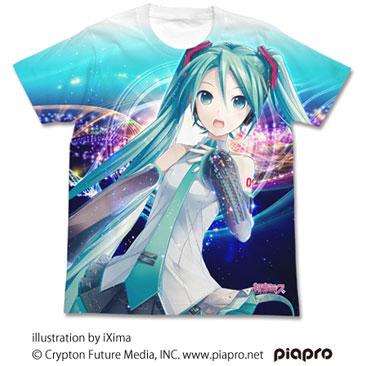 初音ミク V3 フルグラフィックTシャツ ver.2.0/ホワイト-L（再販）[コスパ]《１２月予約》