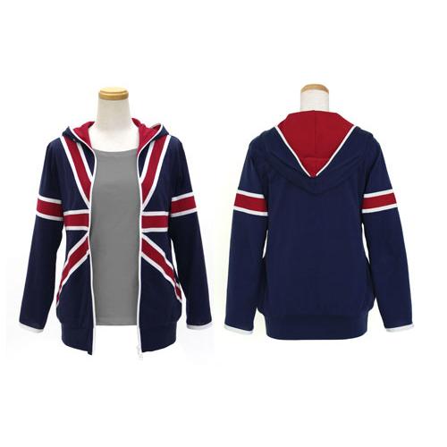 ❤️２着❤️きんいろモザイク❤️パーカー❤️九条カレン★男女兼用？ ハロー！！きんいろモザイク 九条カレンパーカー/レディース-M（再販