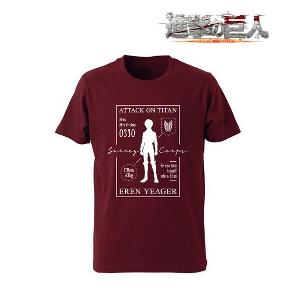 進撃の巨人 エレン Tシャツ レディース L[アルマビアンカ]《在庫切れ》｜amiami