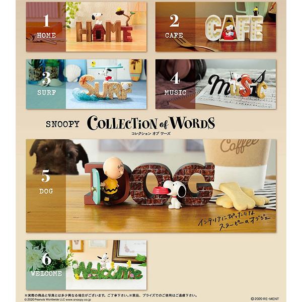 21年ファッション福袋 ピーナッツ Snoopy Collection Of Words 再販 発売済 在庫品 リーメント 6個入りbox