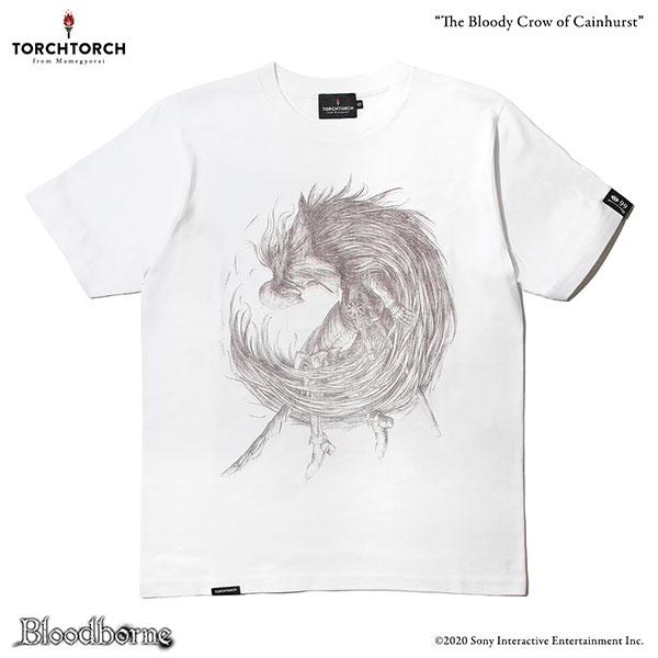 Bloodborne × TORCH TORCH/ Tシャツコレクション： カインの流血鴉(ホワイト) Lサイズ[TORCH TORCH]《在庫切れ》｜amiami