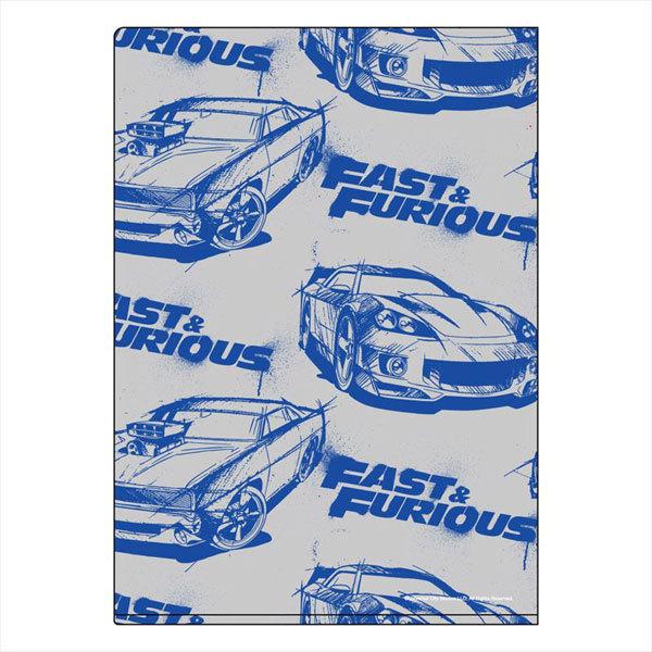 ワイルド・スピード』 A4クリアファイル B(FAST＆FURIOUS ブルー