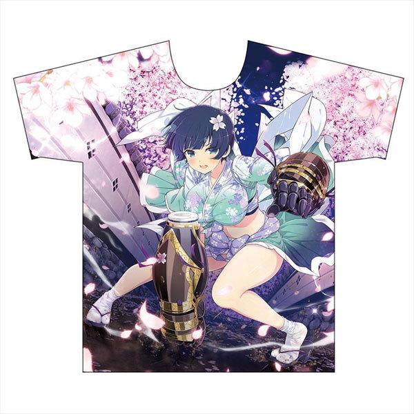 シノビマスター 閃乱カグラ NEW LINK フルグラフィックTシャツ(夜桜) Mサイズ[カーテン魂]《在庫切れ》｜amiami