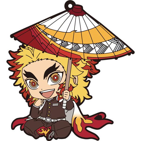 鬼滅の刃 ぺたん娘トレーディングラバーストラップ -和傘-vol.2 7個