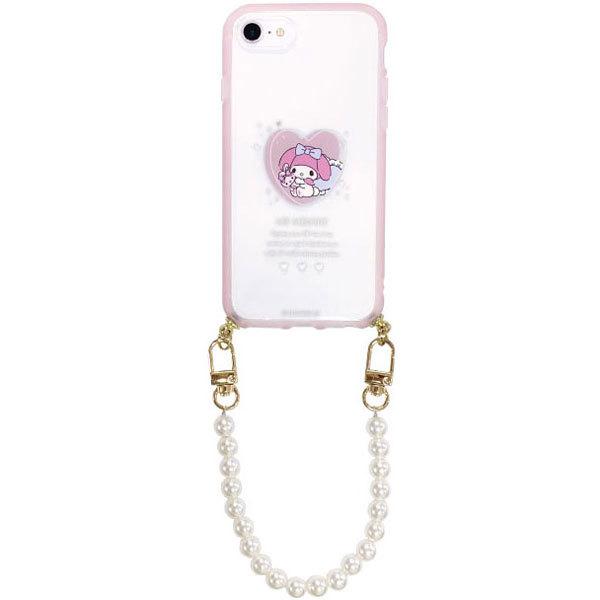 サンリオキャラクターズ IIIIfit Strap_Pearl iPhone SE (第3世代/第2世代) 8/7/6s/6対応ケース マイメロディ [グルマンディーズ]