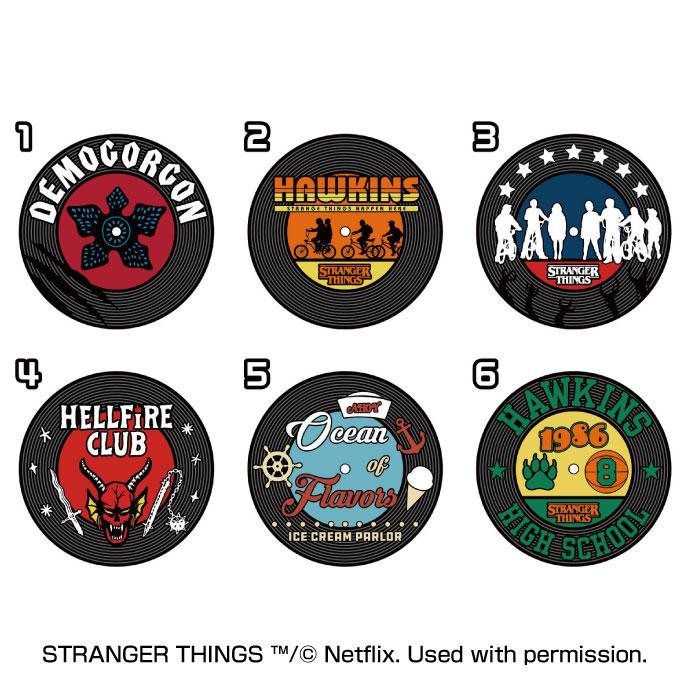エンスカイ Stranger Things ラバーコースターコレクション 6個入りBOX