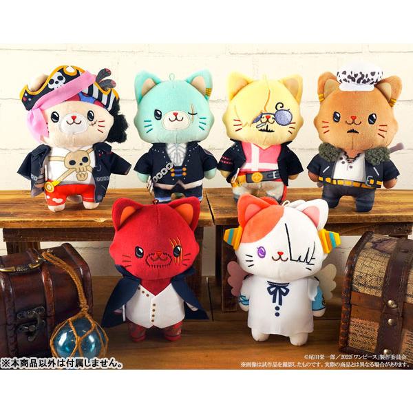 ONEPIECE アイマスク付きぬいぐるみ ゾロ&エース&マルコ2体 セット ムービック（movic） ONE PIECE withCAT アイマスク付きぬいぐるみ