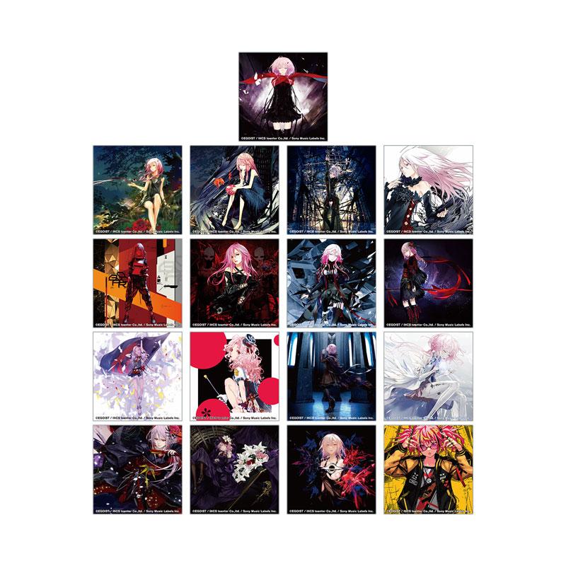 EGOIST メモリアルカフェ CDジャケット アクリルチャーム 18種 コンプ