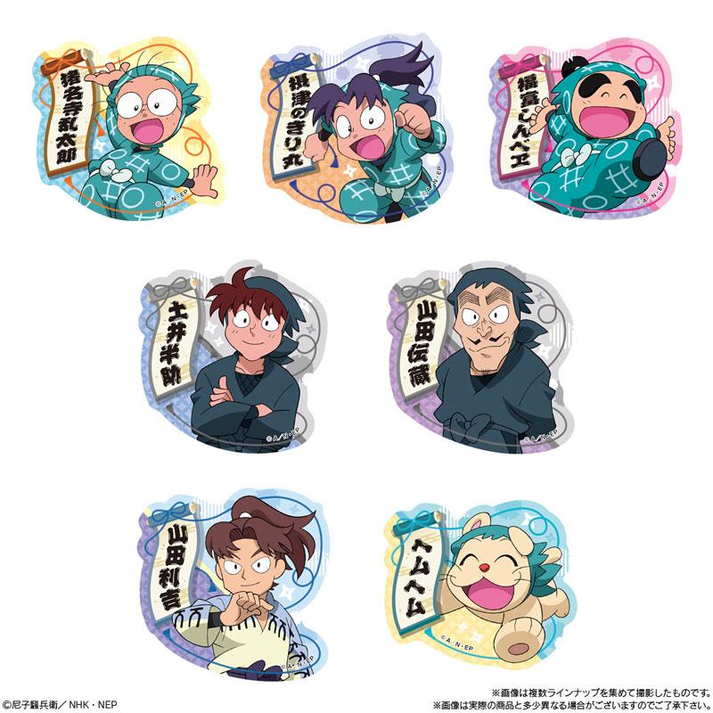 BANDAI（バンダイ） 忍たま乱太郎 ステッカー付きビスケット の段 12個