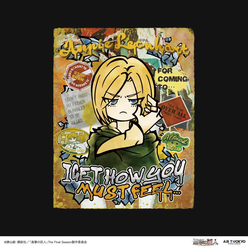 進撃の巨人 アニ パーカー】進撃の巨人 アニ 缶バッジ グラフアート