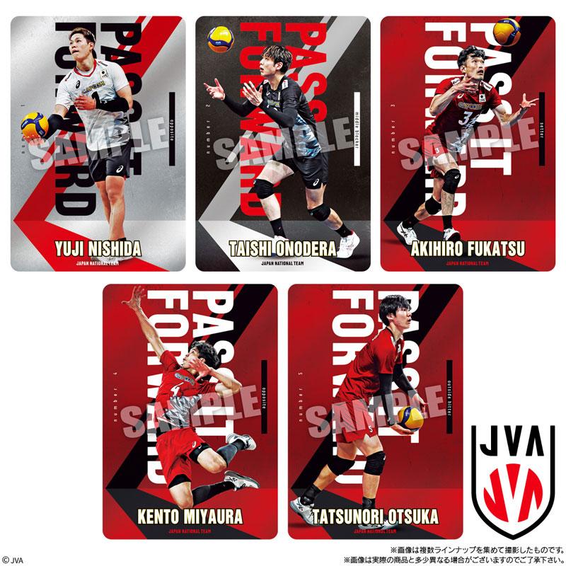 BANDAI（バンダイ） JAPAN NATIONAL VOLLEYBALL TEAM ツインウエハース