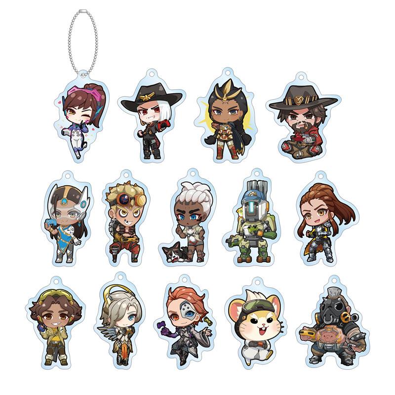 オーバーウォッチ キャラクターキーホルダー 10個セット overwatch