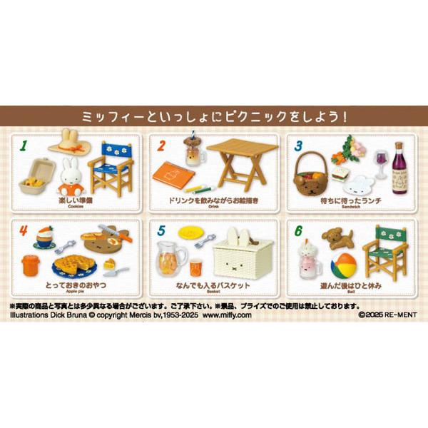 Picnic with miffy 6個入りBOX[リーメント]《発売済・在庫品》
