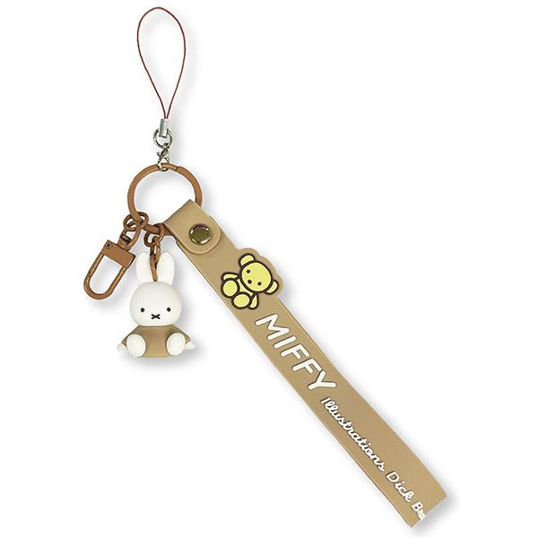 ミッフィー 3Dマスコット付き ハンドストラップ ミッフィー [グルマンディーズ]