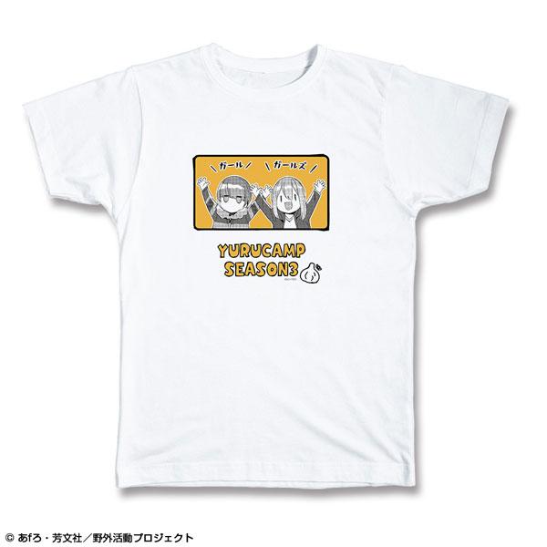 ゆるキャン△ SEASON3 Tシャツ Lサイズ Ver.2 デザイン01(各務原