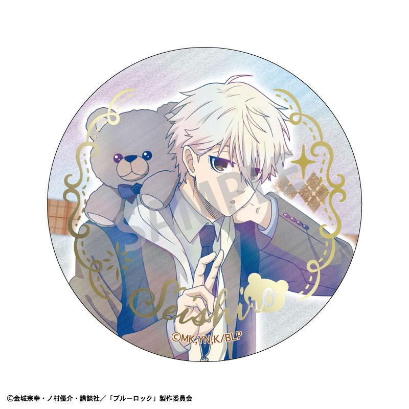 凪誠士郎　缶バッジ　テディベア　ブルーロック　アニメジャパン　カミオ カミオジャパン ブルーロック トレーディング箔押し缶バッジ