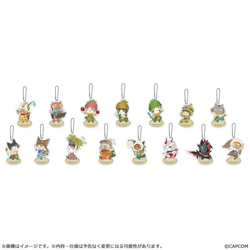 モンスターハンターワイルズ アイルー アクリルスタンドキーホルダーコレクション 15個入りBOX[カプコン]《発売済・在庫品》_1