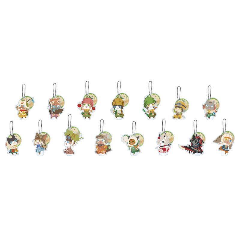 モンスターハンターワイルズ アイルー アクリルスタンドキーホルダーコレクション 15個入りBOX[カプコン]《発売済・在庫品》_3