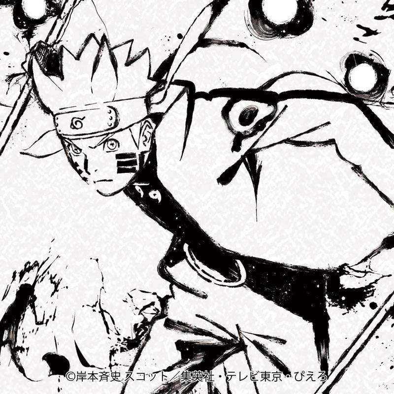 NARUTO-ナルト- 疾風伝 掛軸風タペストリー ナルト＆サスケ[舞扇堂