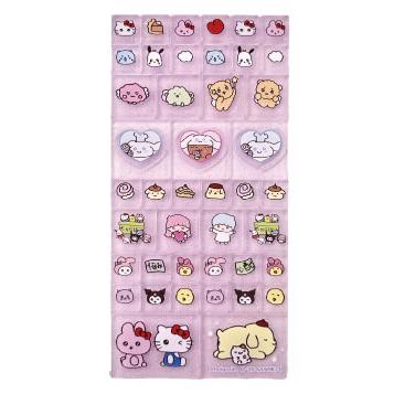 チェゴシム×サンリオキャラクターズ タイルシール パープル[ティー