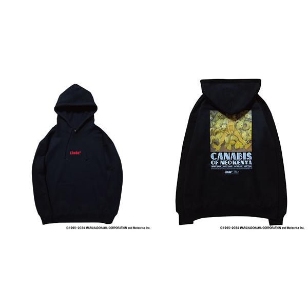 リンダキューブ30周年 リンダキューブパーカー ブラックC L[Lam]【送料