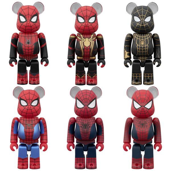 BE＠RBRICK CHASE Spider-Man： No Way Home 12個入りBOX[メディコム・トイ]《発売済・在庫品》