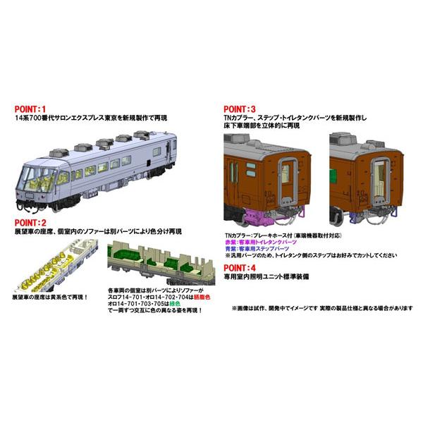 97642 JR 14 700系客車サロンエクスプレス東京セット[TOMIX]【送料無料】《０９月予約》（Yahoo!・あみあみ Yahoo!店）