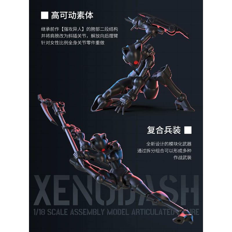 3 min projectシリーズ 迅捷異人 1/18スケールプラスチックモデル