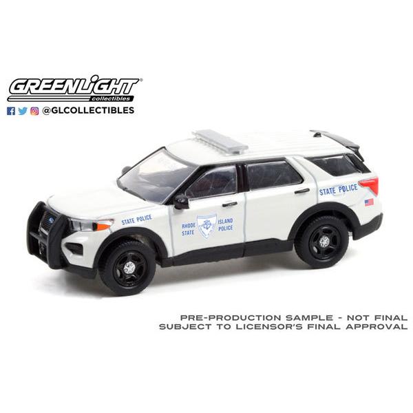 1/64 Hot Pursuit - 2020 Ford Police Interceptor Utility - Rhode Island State Police[グリーンライト]《在庫切れ》｜amiami