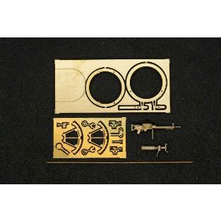 1/72 ルイス Mk.II 軽機関銃 w/スカーフリング銃架 [Mini World]