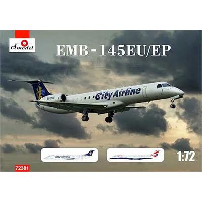 1/72 エンブラエルEMB-145EU/EPリージョナルジェット プラモデル [Aモデル]