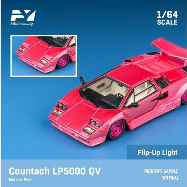 1/64 Lamborghini Countach Lp5000 QV Metallic pink[Finclassically]《在庫切れ ...